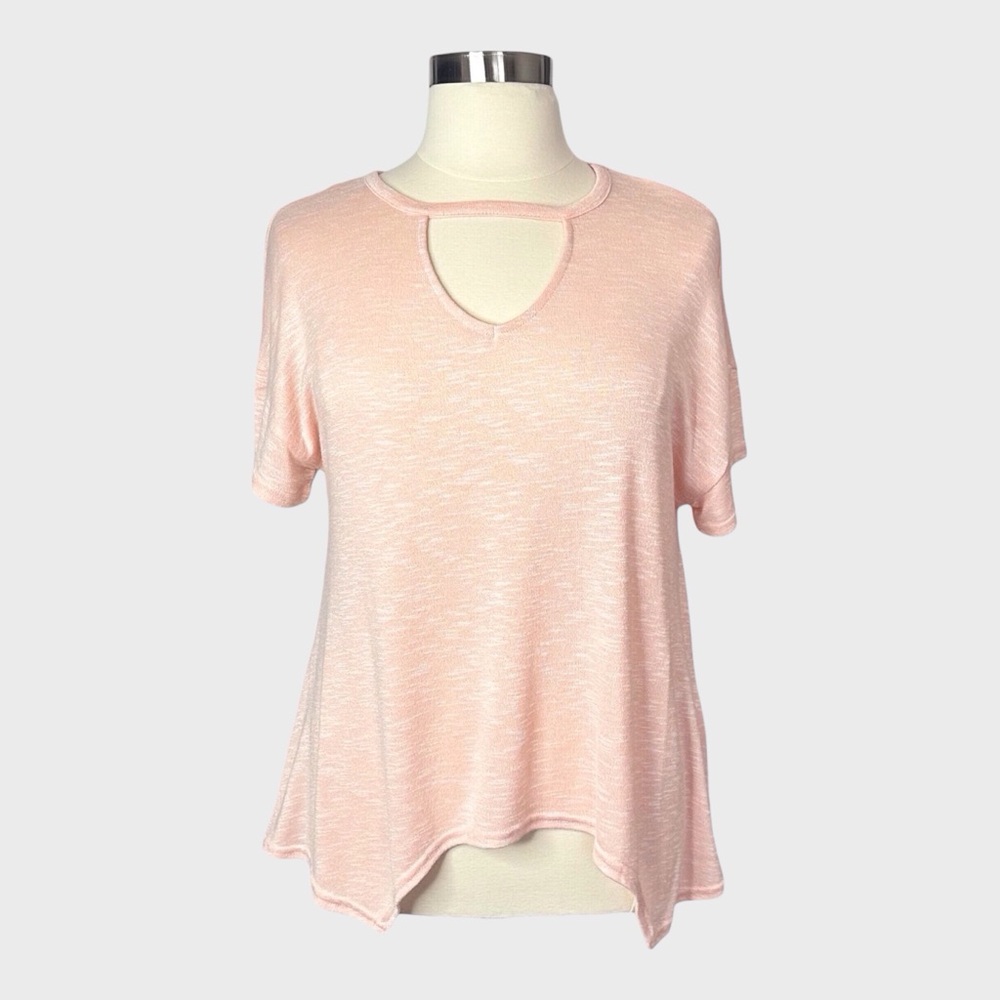 NWT Juicy Couture Keyhole‎ Neck Short Sleeve Swing Top
